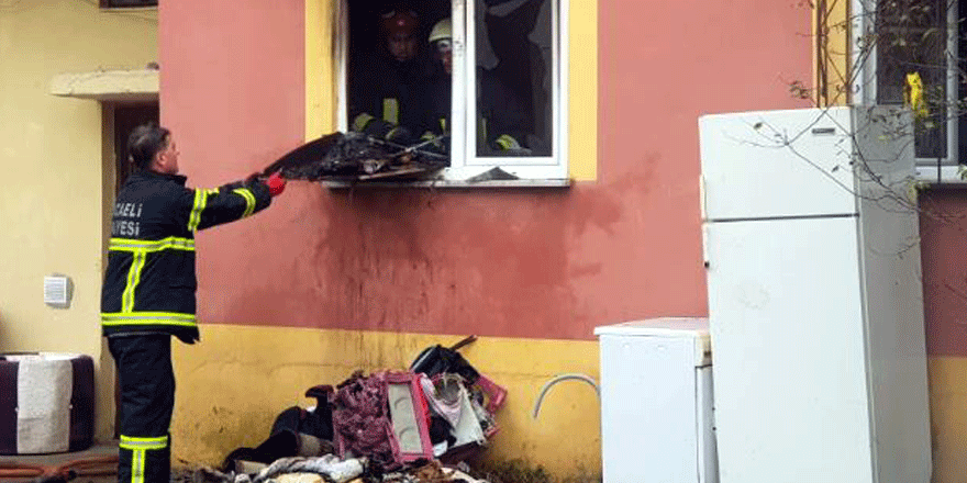  Evde elektrik sobasından yangın çıktı