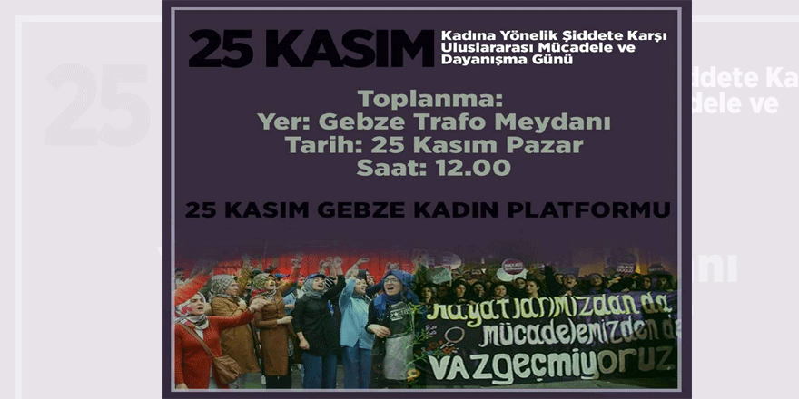 Kadına şiddeti protesto edecekler