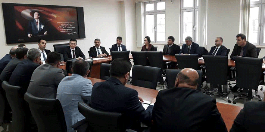 Okullarda güvenli eğitim toplantısı yapıldı