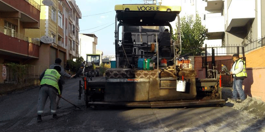 Asfalt çalışmaları sürüyor