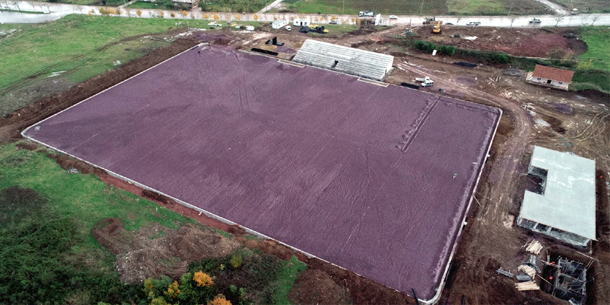 Başiskele’ye 40 bin metrekarelik futbol sahası