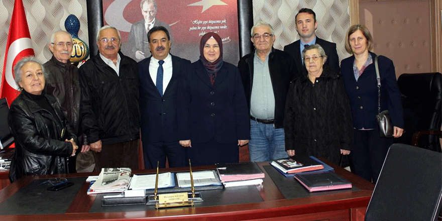 Huzurevi sakinlerinden ziyaret