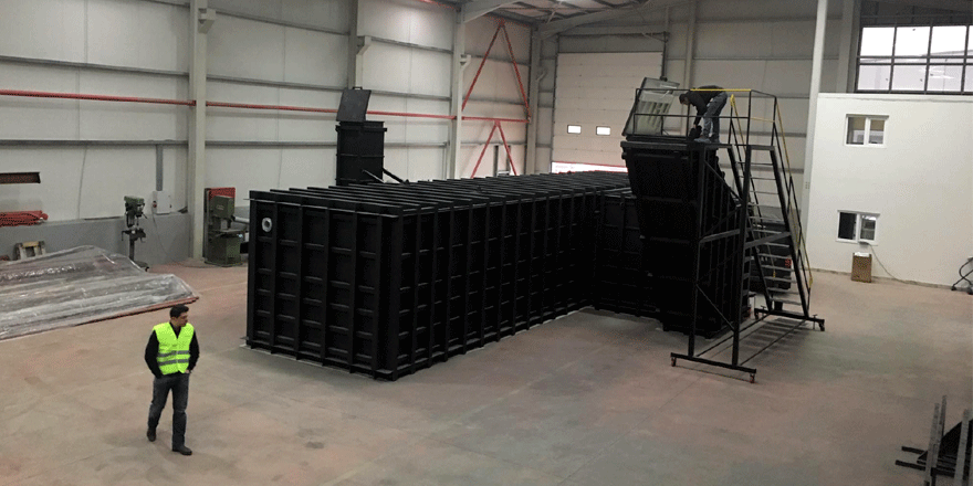 Lüks sığınak üretiliyor