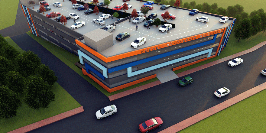 7 katlı otoparkın yer teslimi tamam