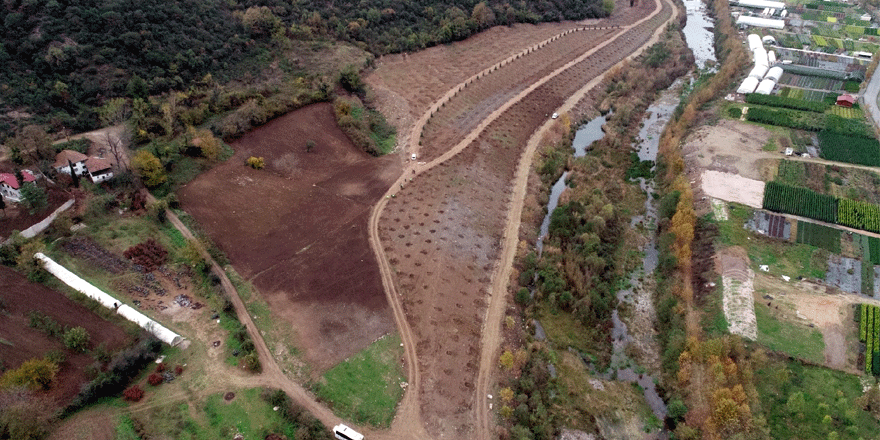 Hafriyat alanlarına 9 bin ağaç