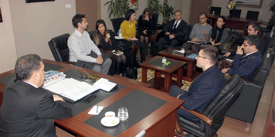 Dünya Bankası Heyeti Kaymakam Güler'e ziyaret