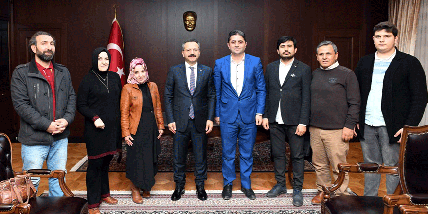 Vali Aksoy’u ziyaret ettiler