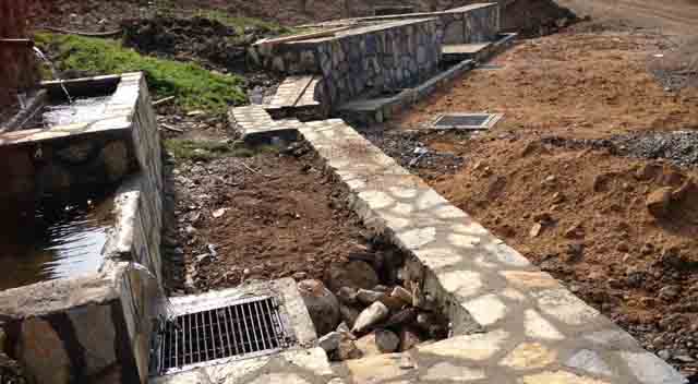 Tavşanlı Köyü’nün Çeşmeler mevkii düzenlendi