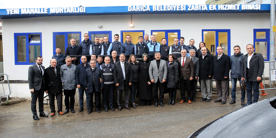 Zabıta ek hizmet binası açıldı