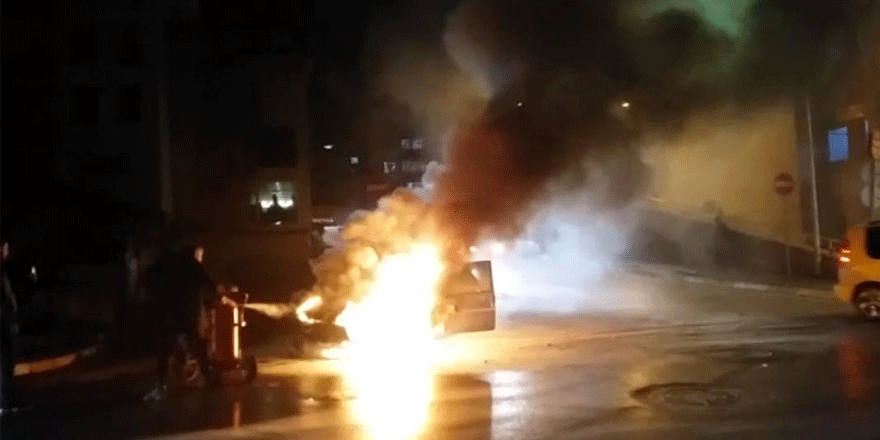 Sürücü canını zor kurtardı