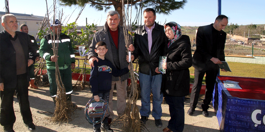 Çiftçilere meyve fidanı desteği