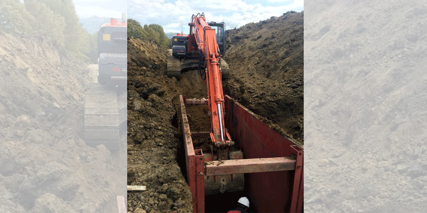 Kırsal mahallelerde altyapı çalışması