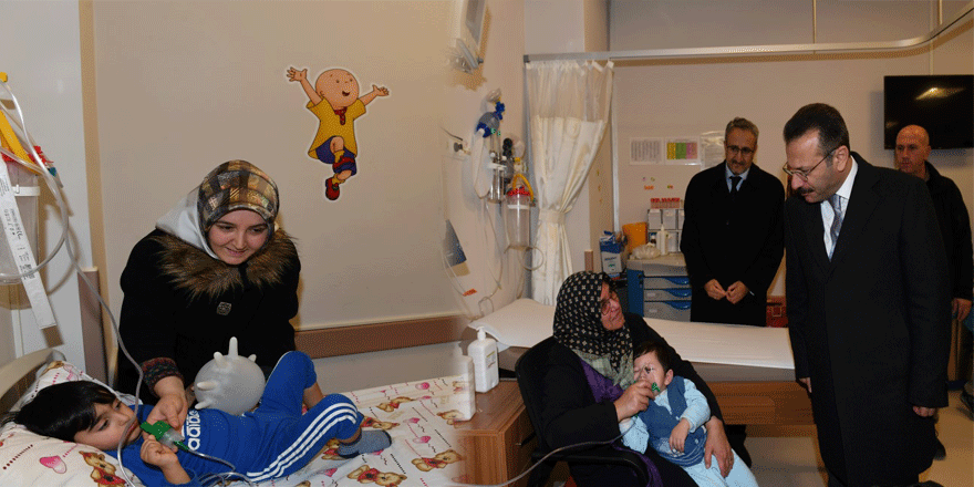 Vali Aksoy hastaneyi inceledi
