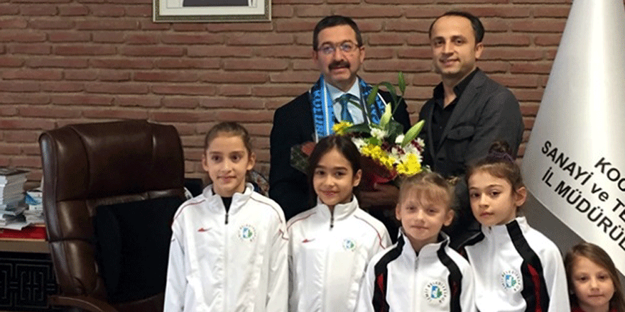 Cimnastikçiler Aydın'ı ziyaret etti