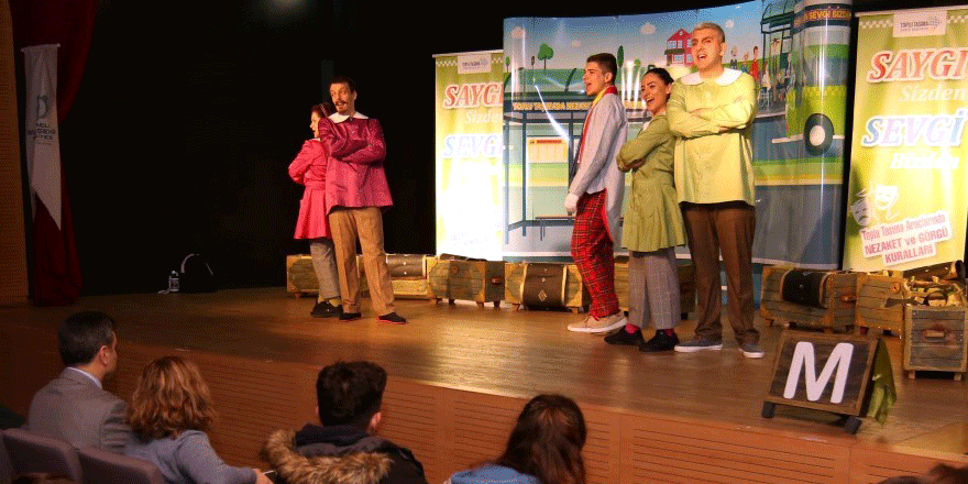 Toplu Taşımada ‘’Saygı Sizden Sevgi Bizden’’