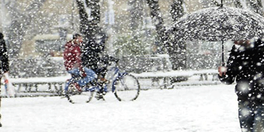 Cuma günü kar yağışı var