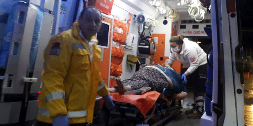 Anne ve kızı dumandan etkilendi   