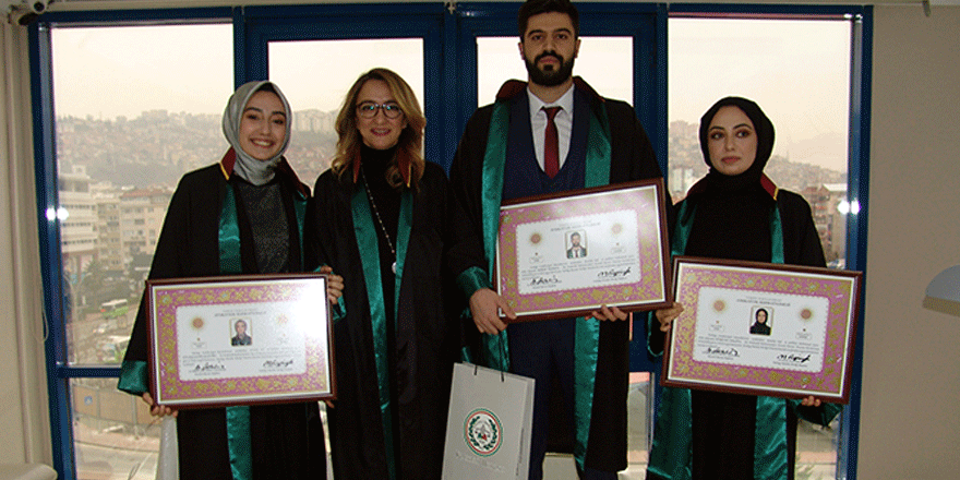 Kocaeli Barosuna 4 yeni avukat