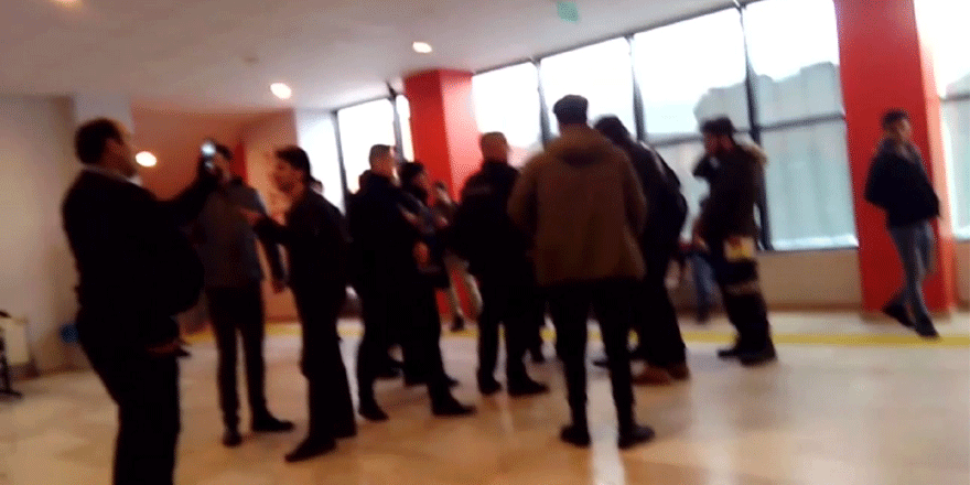 KOÜ'de Göktepe bildirisine müdahale!