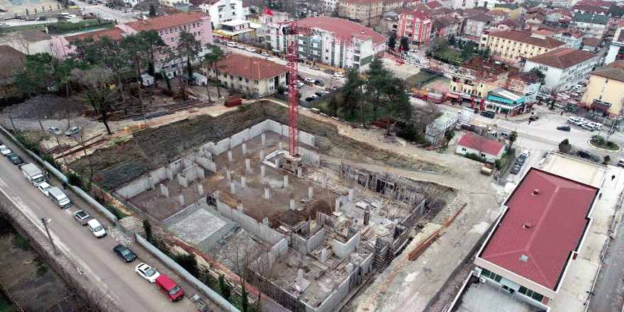 Yeni ve modern hizmet binası