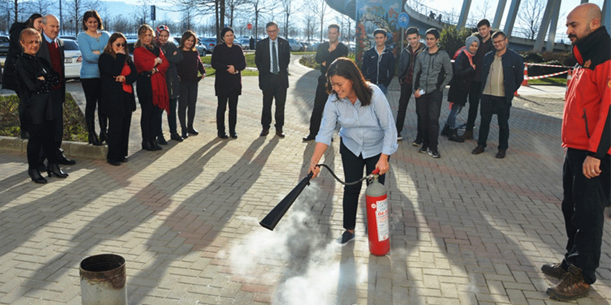 Personele yangın eğitimi