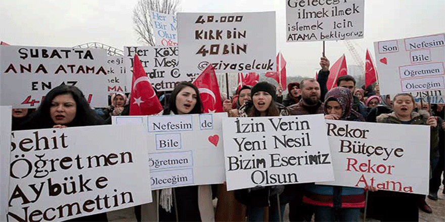 Öğretmenler şubatta 40 bin atama istiyor