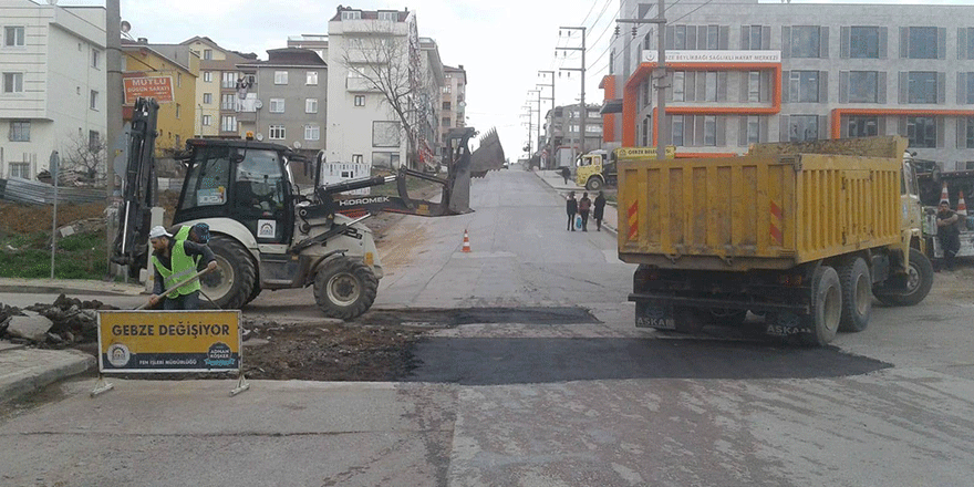  Asfalt yamak ve onarım çalışmaları