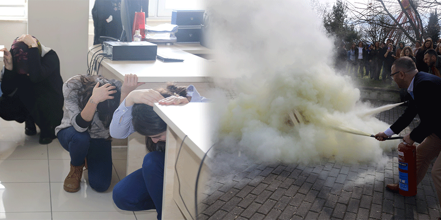 Tatbikat gerçeğini aratmadı   