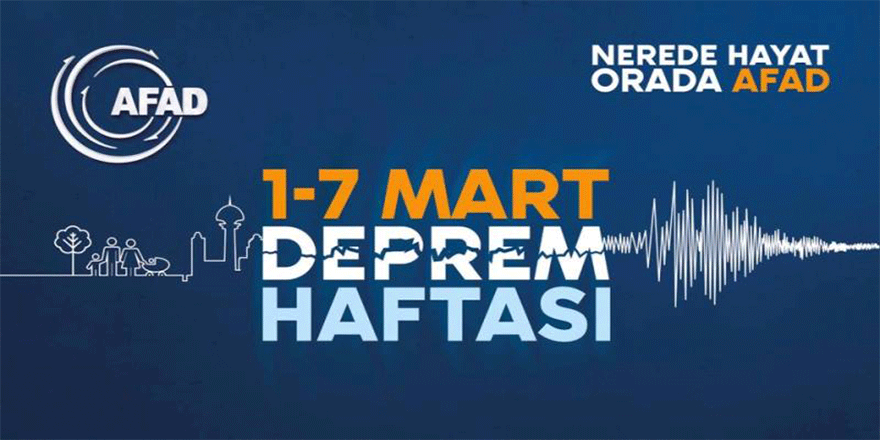 Mart Deprem Haftası etkinlikleri