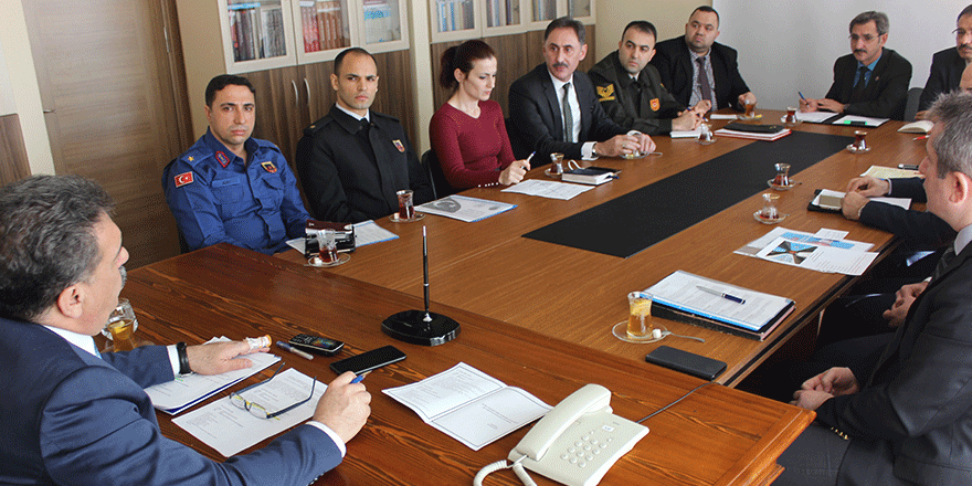 Kaymakamlıkta toplantı düzenlendi