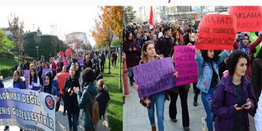 8 Mart Kadın platformu  meydanları bırakmıyor