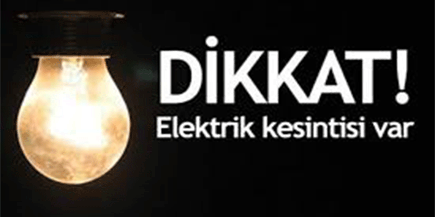 SEDAŞ planlı elektrik kesintisi