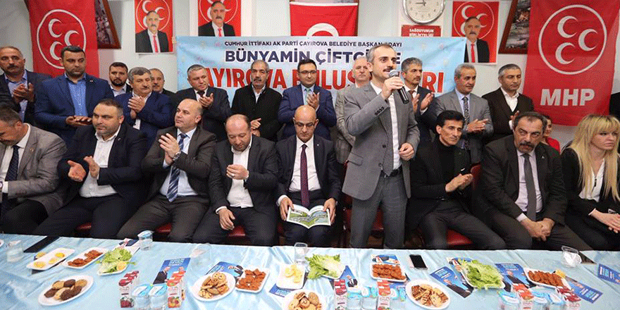  Cumhur ittifakı Cayırova’da buluştu