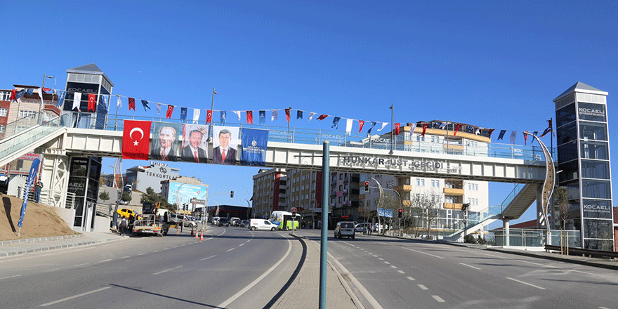 Üst geçidin tanıtım yapıldı