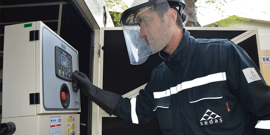 Jeneratör kullanımı için iş güvenliği uyarısı