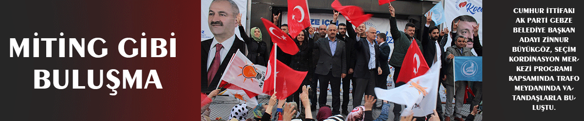 Miting gibi buluşma   