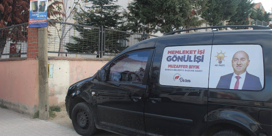  Seçim yasağı böyle çiğnendi