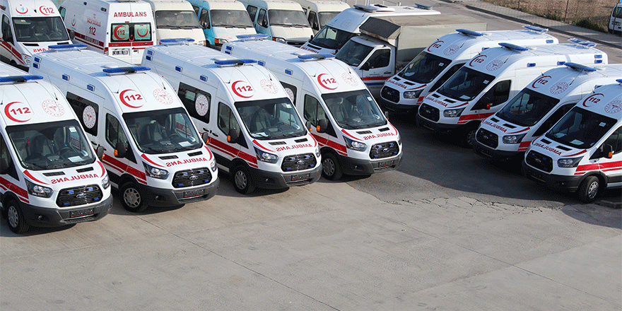 Kocaeli’ ye 8 yeni ambulans