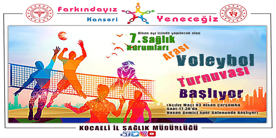 Sağlıkçıların Voleybol Turnuvası Başlıyor