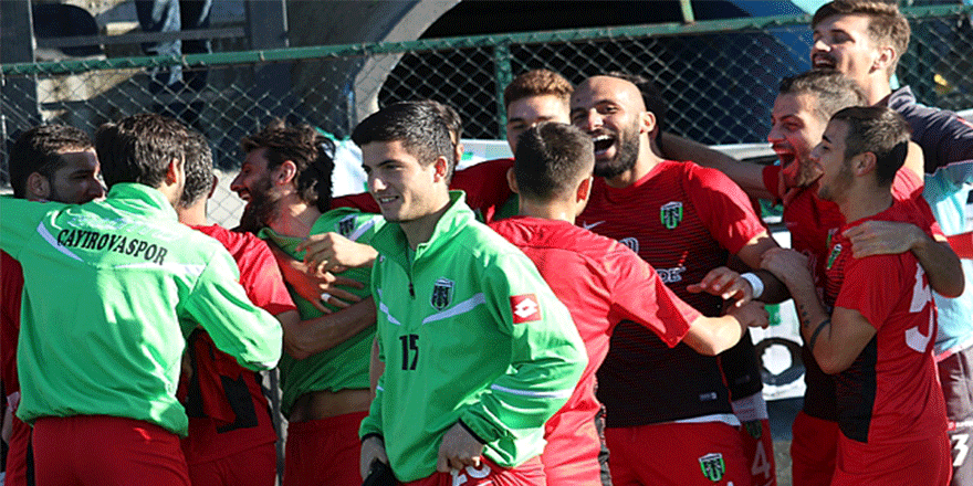 ÇAYIROVASPOR 1 TAŞLA 2 KUŞ VURDU