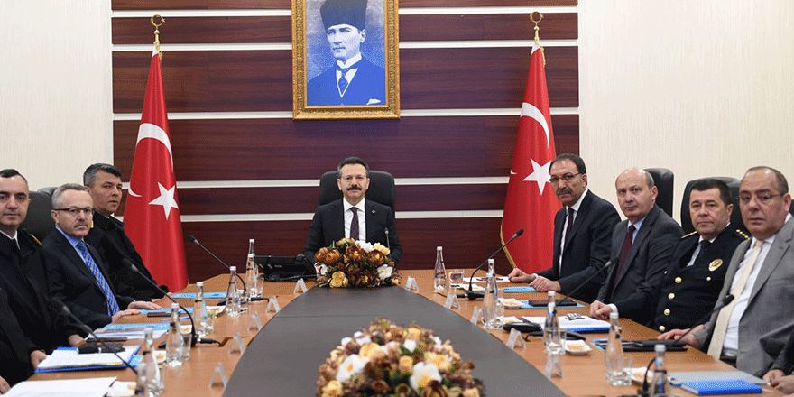 İl Güvenlik ve Asayiş Koordinasyon Toplantısı yapıldı