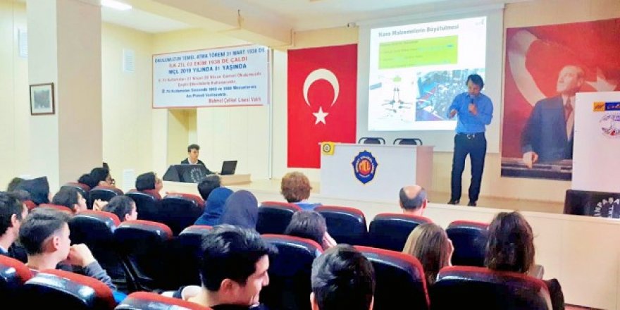 GTÜ akademisyeni mezun olduğu lisede seminer verdi