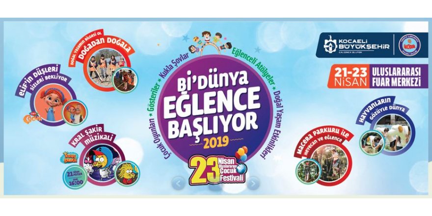 23 NİSAN FESTİVALİ - Dünya çocukları Kocaeli’de buluşacak