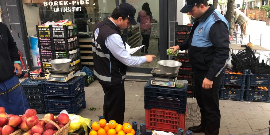 DARICA - Zabıtadan pazar denetimleri