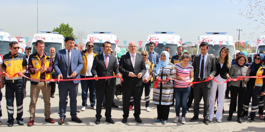 Yeni ambulanslar hizmete girdi