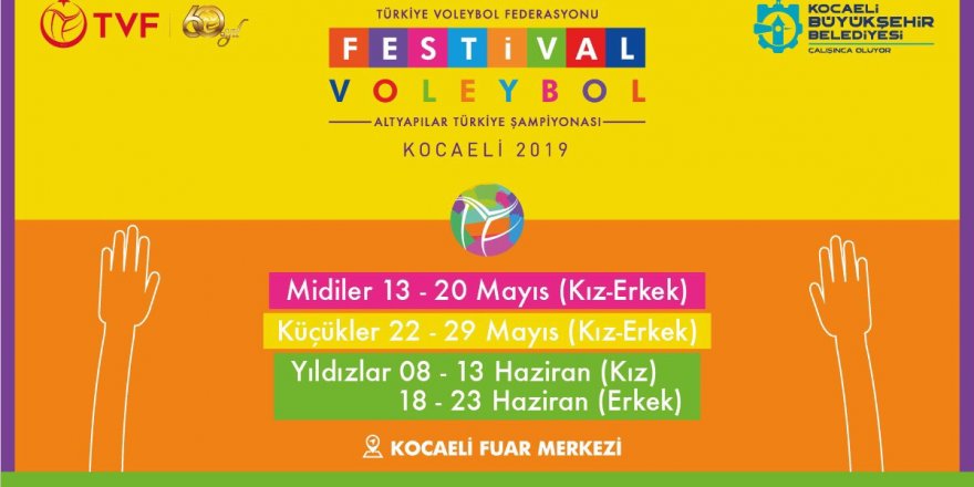 Kocaeli’de dev Voleybol Festivali başlıyor
