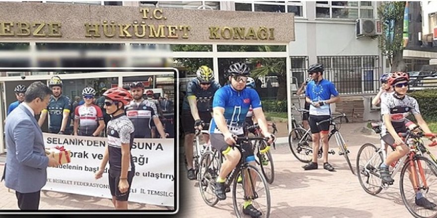 Selanik'ten Gebze'ye bayrak getirdiler