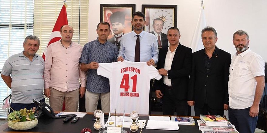 Eşmespor’dan Başkan Kocaman’a ziyaret