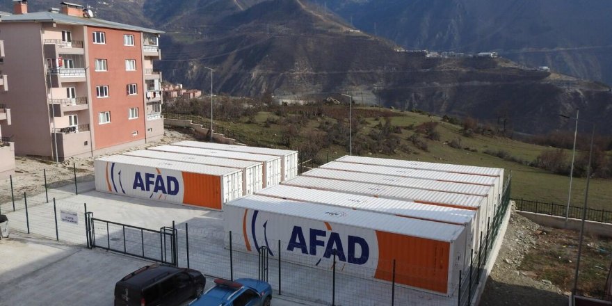 KOCAELİ AFAD’DAN:  Gebze’ye Lojistik Cep Depo