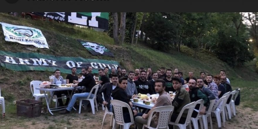 Genç taraftarlar iftarda buluştu